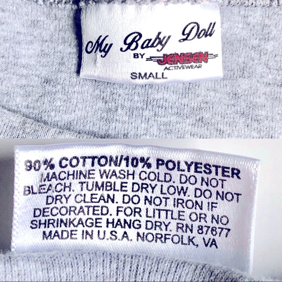 3/$15 Martha's Vineyard Tank Top MY BABY DOLL Cropped Small Gray Women’s - Picture 3 of 14